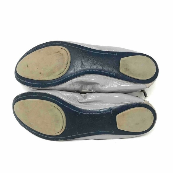 Maria Sharapova Cole Haan Ballet Flats Shoes Gray Leather 9 - Picture 6 of 8